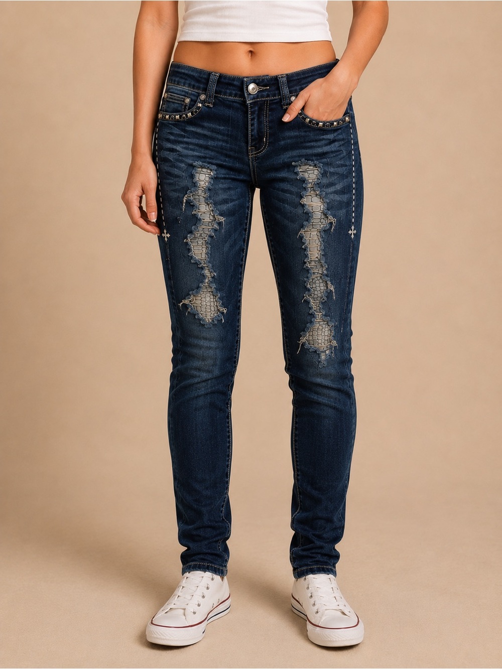 Affliction Raquel Skinny Women’s Jeans Size 29 - Distressed